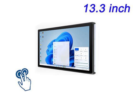 13.3-Inch Windows Touch Embedded Monitor untuk Checkout Retail, Digital Signage Interaktif, Smart Home Hub, dan Panel Kontrol
