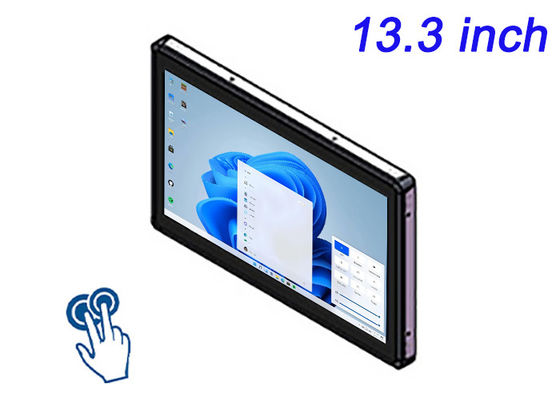 13.3-Inch Windows Touch Embedded Monitor untuk Checkout Retail, Digital Signage Interaktif, Smart Home Hub, dan Panel Kontrol
