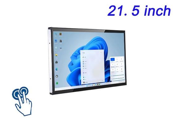 21.5 inci Windows Touch Embedded Screen untuk Sistem Hiburan, Antarmuka Pelatihan Perusahaan, Solusi Perhotelan, dan Dashboard Industri