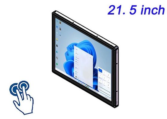 21.5 inci Windows Touch Embedded Screen untuk Sistem Hiburan, Antarmuka Pelatihan Perusahaan, Solusi Perhotelan, dan Dashboard Industri