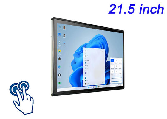 21.5 inci Windows Touch Embedded Screen untuk Sistem Hiburan, Antarmuka Pelatihan Perusahaan, Solusi Perhotelan, dan Dashboard Industri