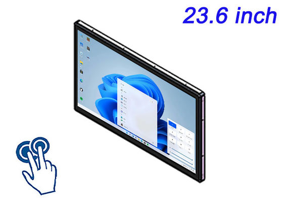 23.6 inci Windows Touch Embedded Display untuk Diagnostik Medis, Mesin CNC, Sistem Rafineri Minyak, dan Panel Kontrol Lanjutan