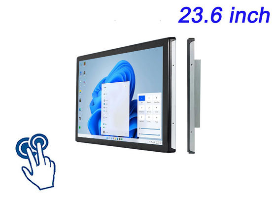 23.6 inci Windows Touch Embedded Display untuk Diagnostik Medis, Mesin CNC, Sistem Rafineri Minyak, dan Panel Kontrol Lanjutan