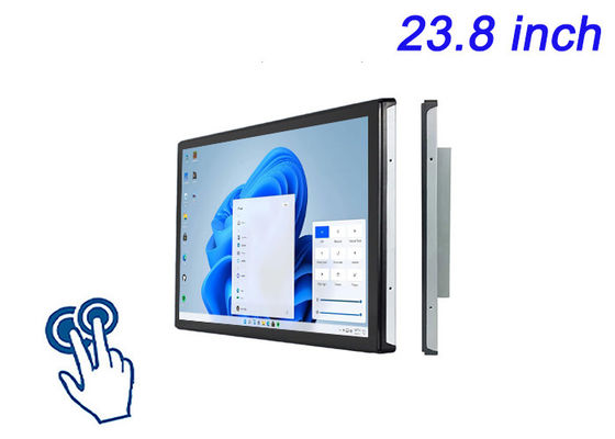 23Layar sentuh Windows 8 inci untuk signage digital, papan tulis interaktif, pemesanan meja restoran, dan pemantauan keamanan