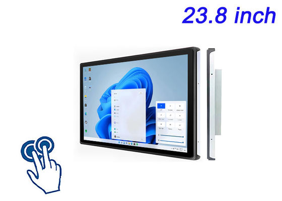 23Layar sentuh Windows 8 inci untuk signage digital, papan tulis interaktif, pemesanan meja restoran, dan pemantauan keamanan