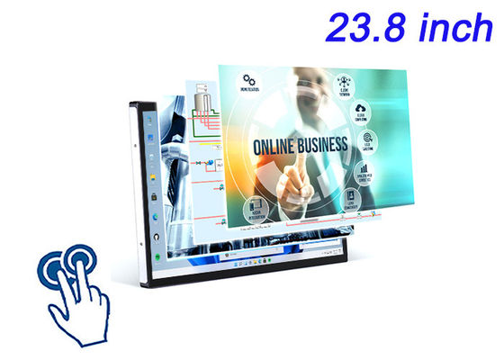 23Layar sentuh Windows 8 inci untuk signage digital, papan tulis interaktif, pemesanan meja restoran, dan pemantauan keamanan