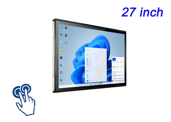 27 inci Windows Touch Embedded Screen untuk pameran dagang, iklan interaktif, aplikasi ritel high-end, dan sistem perintah