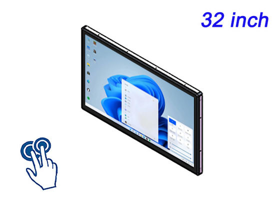 32 inci Windows Touch Embedded Monitor untuk Control Rooms, Logistics Displays, Surveillance Systems, dan Public Transportation Interfaces