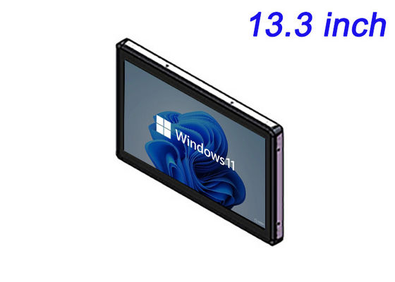 13.3-Inch Windows Embedded Monitor untuk sistem ritel, otomatisasi pabrik, peralatan pintar, dan panel informasi publik
