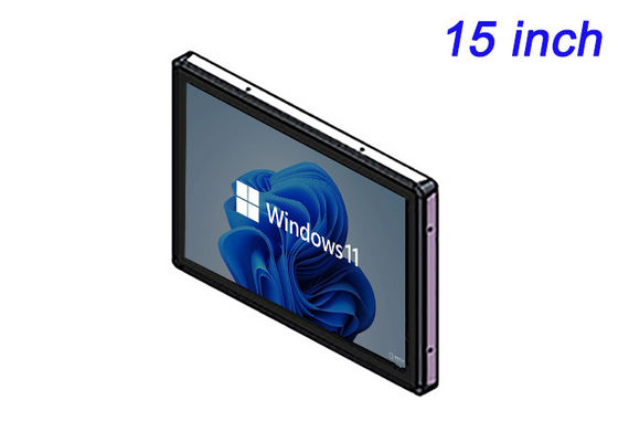 Layar Windows 15 Inci yang Disematkan untuk Tampilan Transportasi, Sistem Keamanan, Operasi Gudang, dan Mesin Penjual otomatis