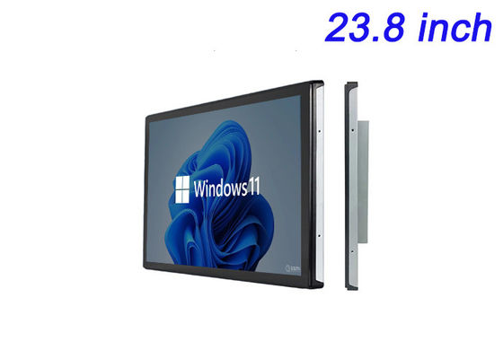 23Layar sentuh Windows 8 inci untuk signage digital, papan tulis interaktif, pemesanan meja restoran, dan pemantauan keamanan