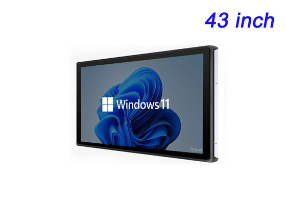Layar tertanam Windows 43 inci untuk Infrastruktur Cerdas, Tampilan Stadion, Iklan Immersif, dan Pusat Kontrol