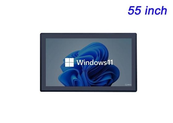 55-Inch Windows Touch Embedded Screen untuk presentasi perusahaan, instalasi seni digital, pameran museum interaktif, dan konferensi video high-end