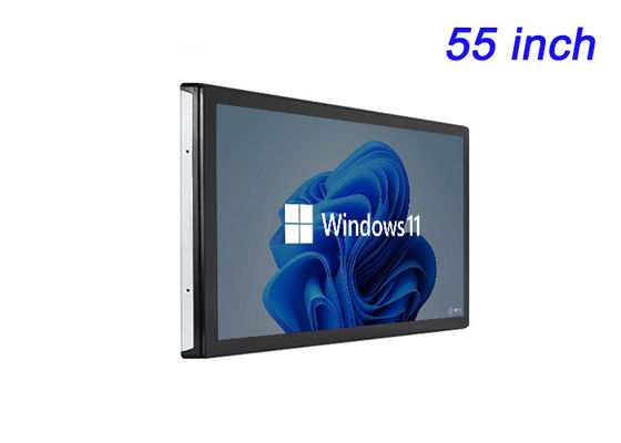 55-Inch Windows Touch Embedded Screen untuk presentasi perusahaan, instalasi seni digital, pameran museum interaktif, dan konferensi video high-end