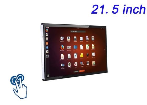 21.5-Inch Linux Touch Embedded Display untuk Dashboard Logistik, Smart Factory, Antarmuka Perusahaan, dan Scoreboard Stadion