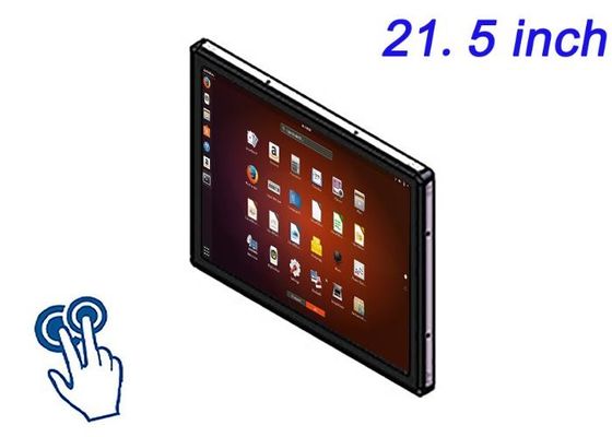 21.5-Inch Linux Touch Embedded Display untuk Dashboard Logistik, Smart Factory, Antarmuka Perusahaan, dan Scoreboard Stadion
