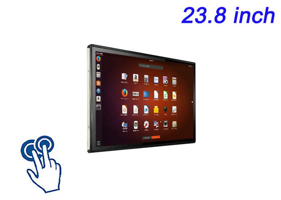23.8 inci Linux Touch Embedded Display untuk Periklanan Ritel, Sistem Manajemen Lalu Lintas, Panel Penelitian Ilmiah, dan Pusat Komando