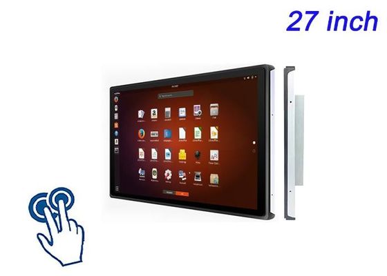 27 inci Linux Touch Embedded Screen untuk layar ritel berskala besar, sistem check-in bandara, pemantauan siaran, dan energy dashboard