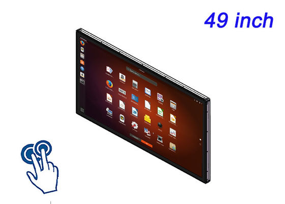 49-Inch Linux Touch Embedded Display untuk Digital Signage, Solusi Pertemuan Perusahaan, Facility Monitoring, dan Transportasi Dashboard