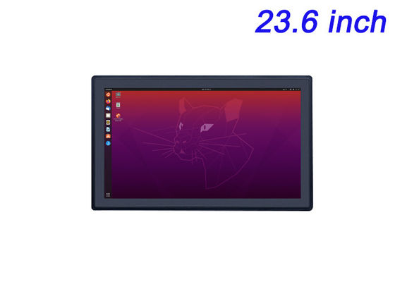 23.6 inci Linux Embedded Screen untuk Digital Signage, Facility Management, Hub Transportasi, dan Pusat Komando