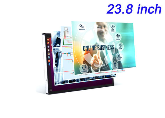 23.8 inci Linux Embedded Display untuk Panel Informasi Publik, Otomasi Industri, Dashboard Energi, dan Aplikasi Smart City
