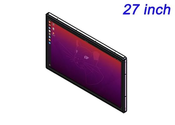 Layar tertanam Linux 27-inci untuk layar ritel skala besar, antarmuka perusahaan, sistem transportasi umum, dan pemantauan keamanan