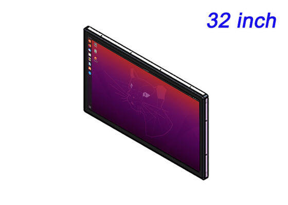 32 inci Linux Embedded Display untuk Ruang Konferensi, Otomasi Industri, Panel Kontrol, dan Aula Pameran