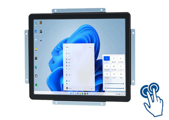 Layar sentuh Windows 17 inci untuk sistem otomatisasi dan keamanan pabrik