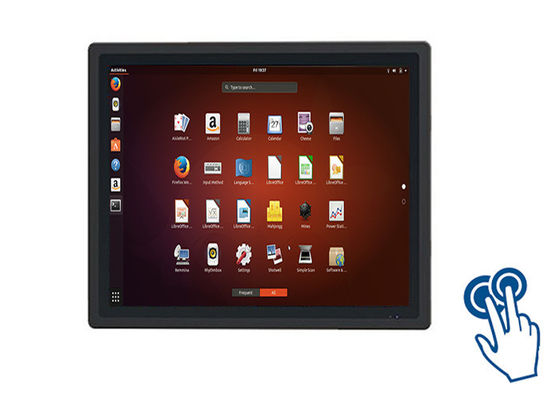 Layar sentuh panel-mount Linux 19 inci untuk diagnostik medis dan sistem kontrol akses