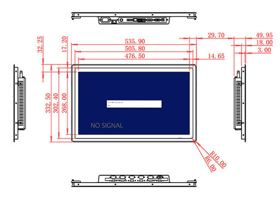 21.5-Inch High-Definition Monitor untuk Aplikasi Smart City dan Digital Signage