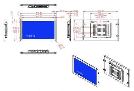 21.5-Inch High-Definition Monitor untuk Aplikasi Smart City dan Digital Signage