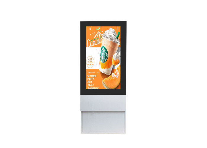 55 Inch Outdoor LCD Sign Board Tampilan HD Android / Windows Totem Advertisement Digital Signage Kiosk