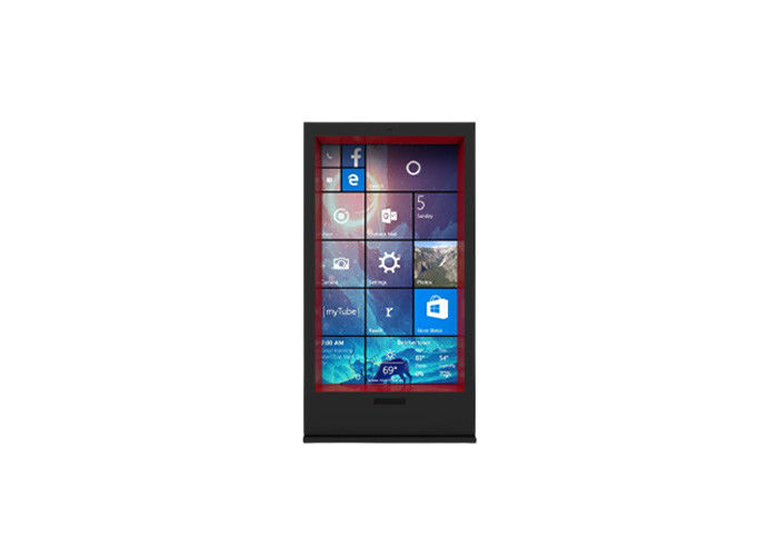 Waterproof Outdoor 7*24 jam kerja 86 Inch Totem LCD Digital Signage and Display