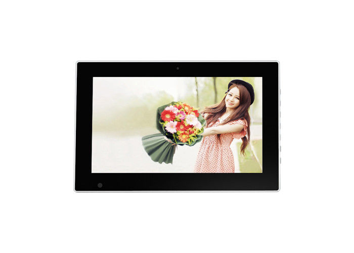 Bingkai Foto Digital FHD 14 Inci Warna Hitam Putih WiFi Android IPS Bingkai Foto Digital dengan HD Mi Input