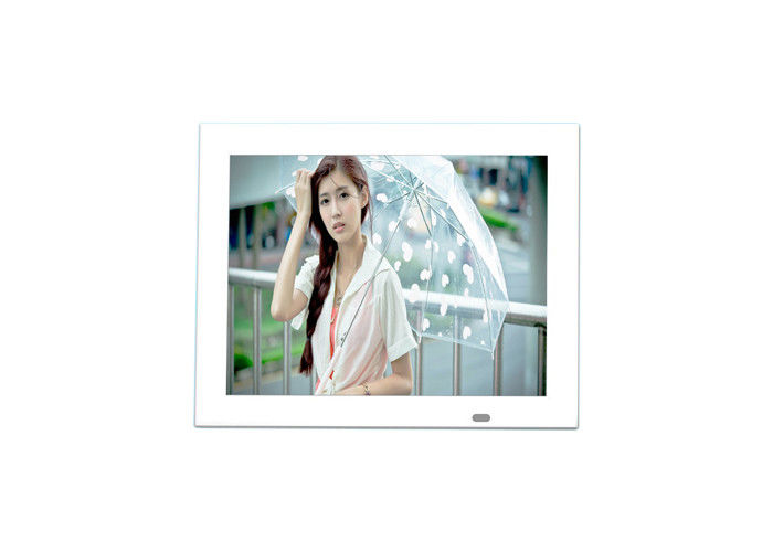 12.1 inci LCD Digital Photo Frame Motion Sensor USB Loop Video Play dan Dukungan untuk 32G SD Card