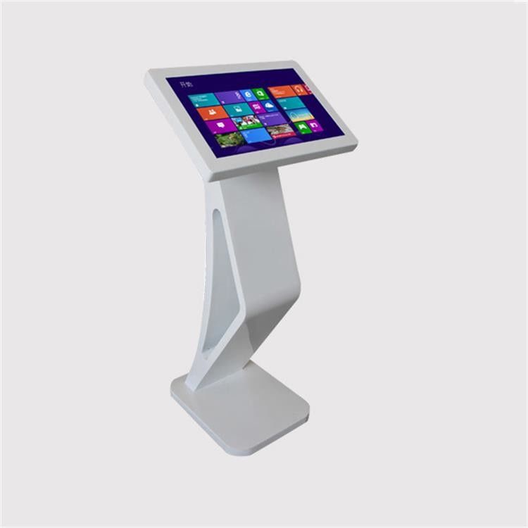 Portable Podium Layar Sentuh Interaktif Kios 21.5 Inch Totem LCD Display Digital Signage