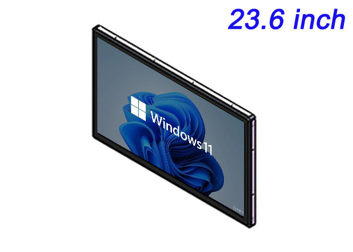 23.6 inci Windows Display Embedded untuk Diagnosis Medis, Mesin CNC, Sistem Minyak dan Gas, dan Otomasi Pabrik