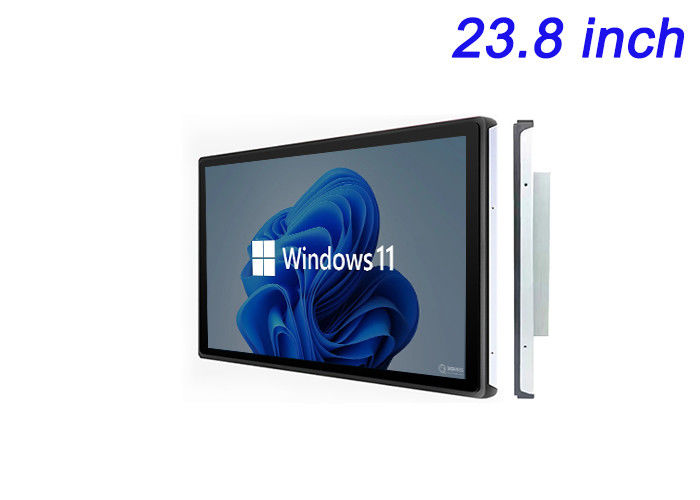 23Layar sentuh Windows 8 inci untuk signage digital, papan tulis interaktif, pemesanan meja restoran, dan pemantauan keamanan