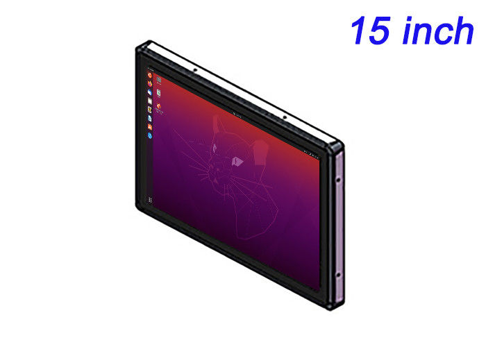 15-Inch Linux Embedded Display untuk Transportasi Interface, Digital Signage, Manufaktur Dashboard, dan Facility Management