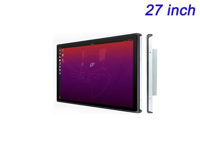 Layar tertanam Linux 27-inci untuk layar ritel skala besar, antarmuka perusahaan, sistem transportasi umum, dan pemantauan keamanan
