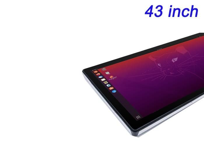 Layar tertanam Linux 43 inci untuk Digital Signage, Manajemen Gudang, Infrastruktur Smart City, dan Facility Monitoring