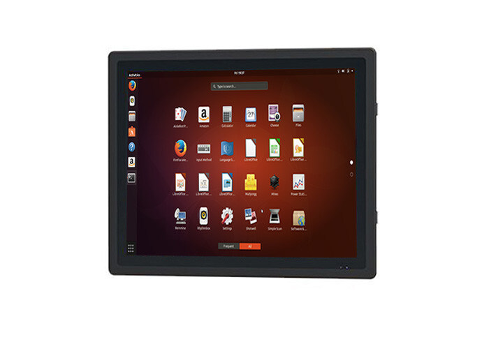 17-Inch Reliable Linux Industrial Computer Monitor Resolusi 1280x1024 Untuk Panel Keamanan