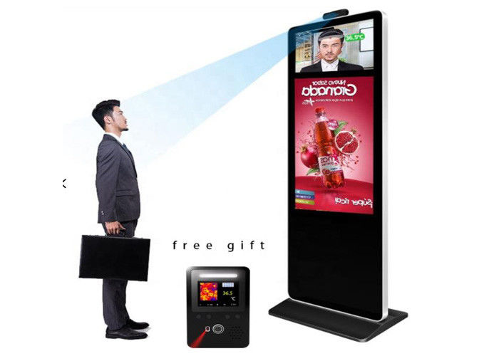 Tampilan Suhu Digital Signage Kiosk Advertising Player Display