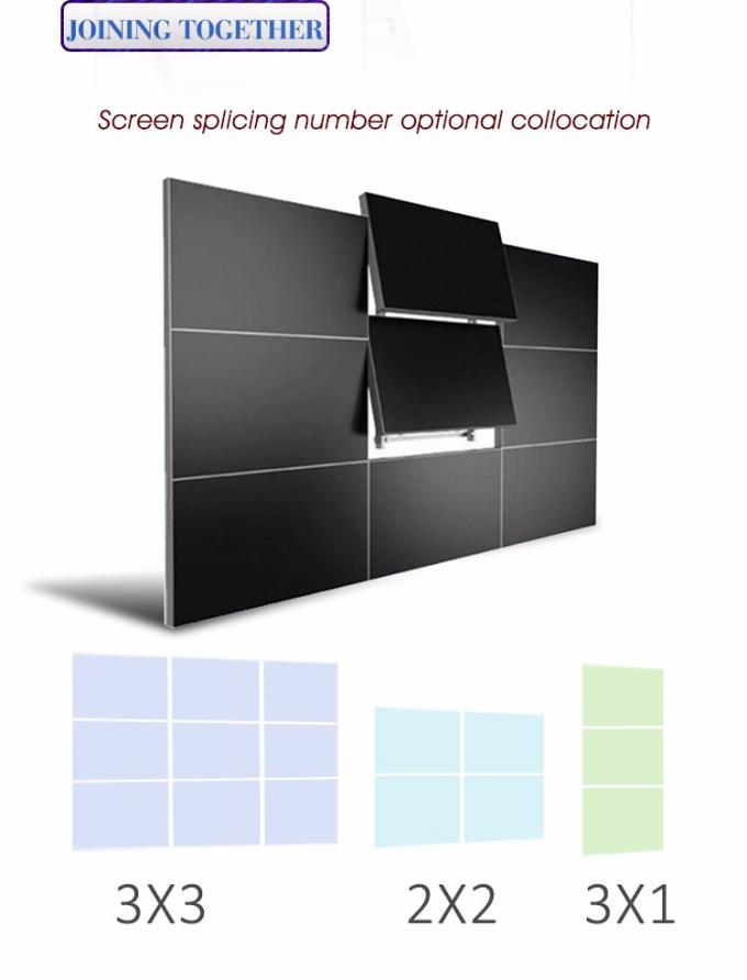 TV Digital Wall 46 Inch ultra tipis Shenzhen Lcd Video Wall KTV dengan Strong Three-dimension Splicing Display Panel