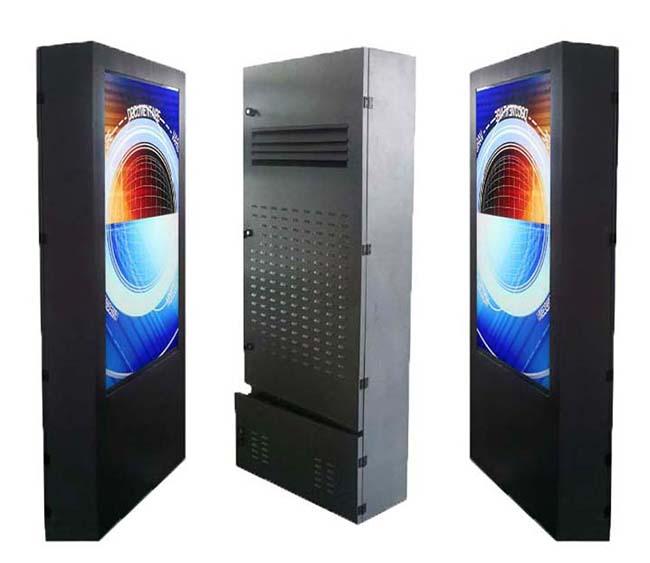 270W Outdoor Digital Kiosk Free Standing LCD Display 178° Viewing Angle